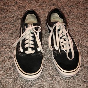 Black old skool vans